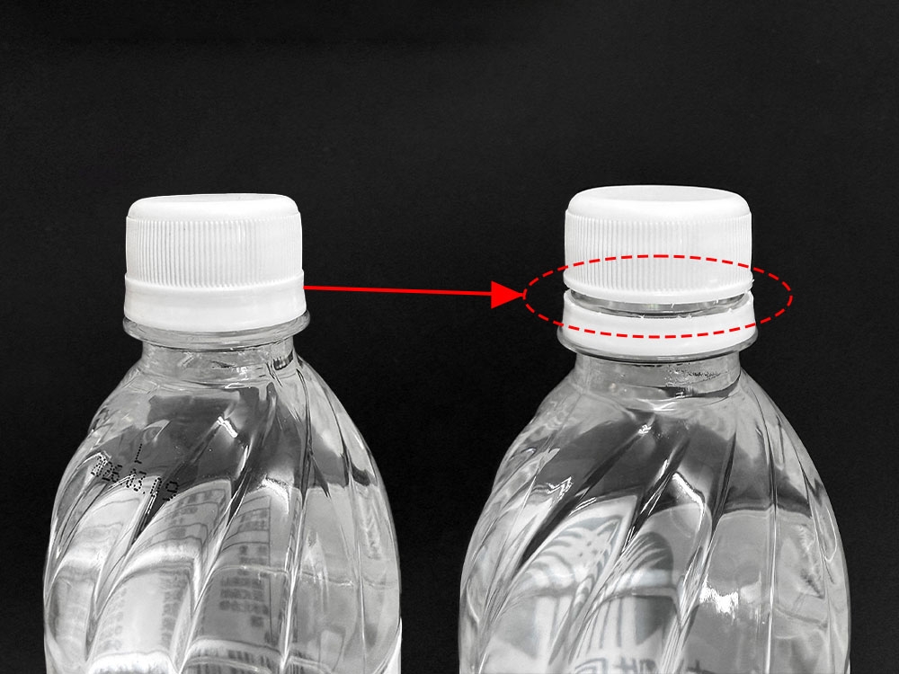Plastic bottle caps Knives - Perforation