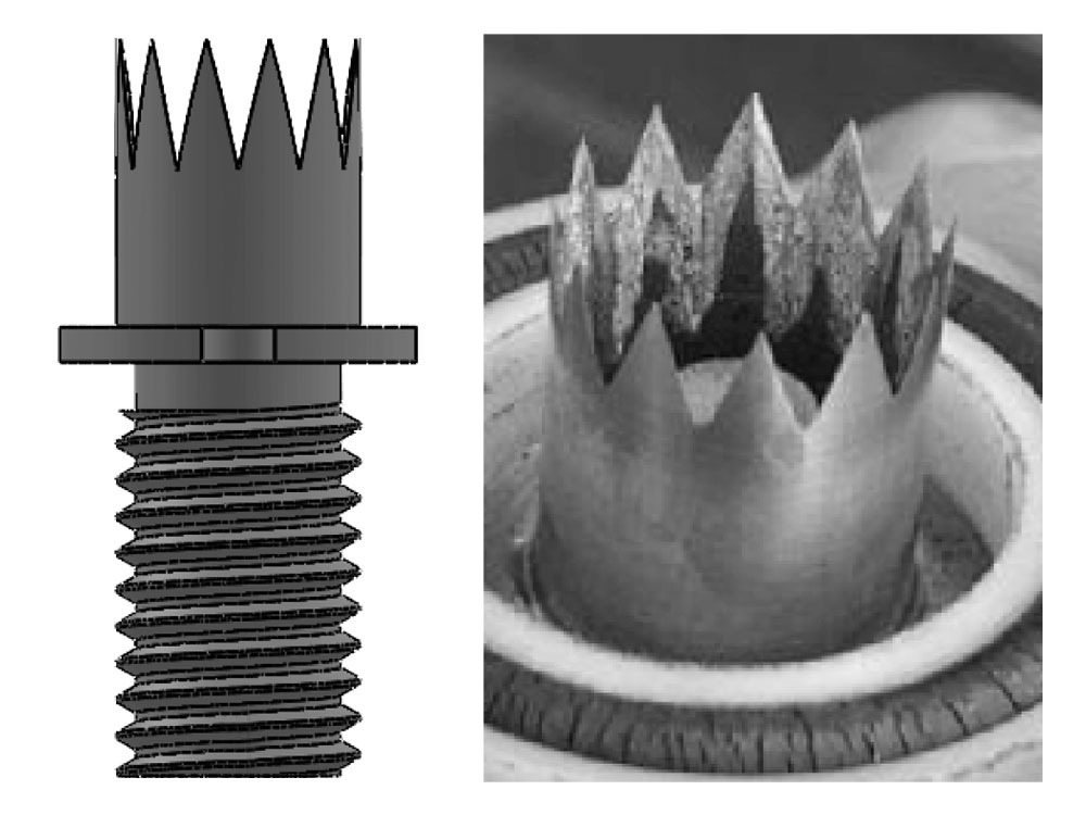 punch toothed knives for PP/OPP film
