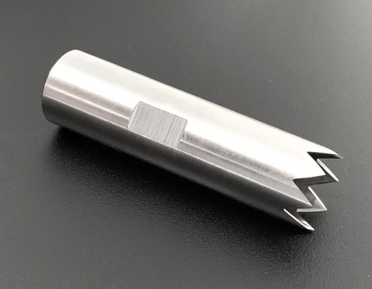Punch Toothed Knives with Male Thread