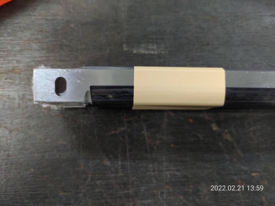 Plastic bags making machine's knives. 